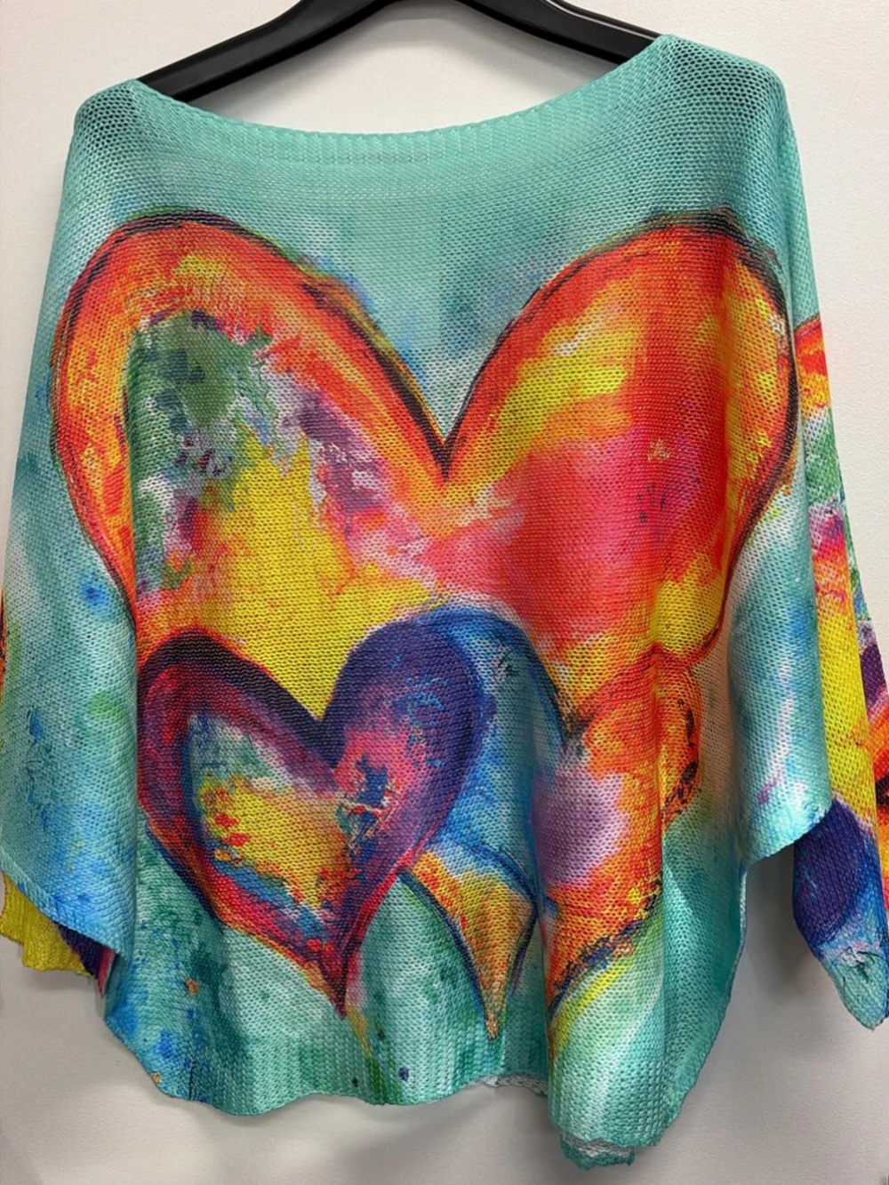 271 ❤️ LOOWIE one size heart sweater
